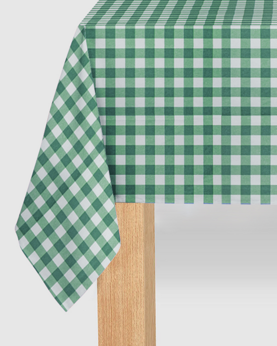 Coterie - Green Gingham Paper Tablecloth