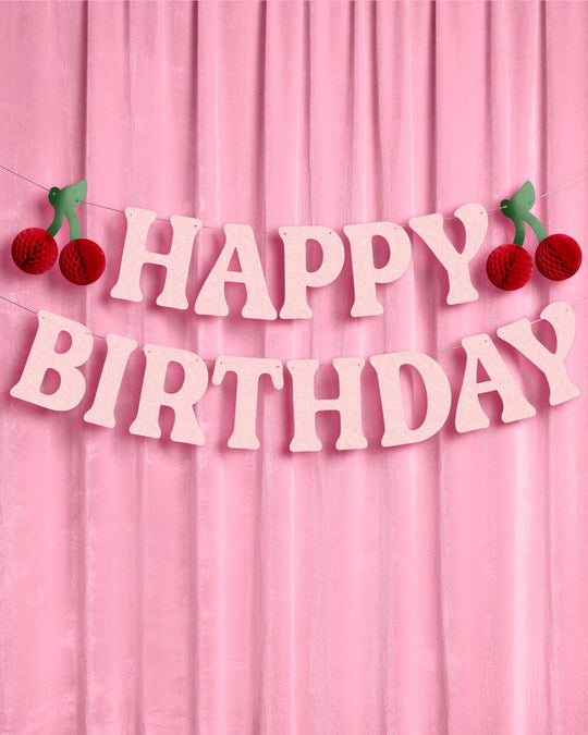 xo, Fetti - Happy Birthday Cherry Banner