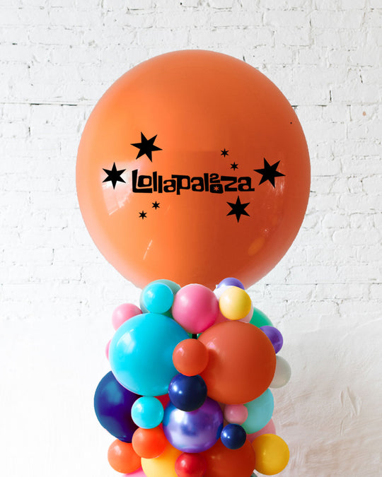Lollapalooza Theme - Balloon Column with Giant - 4ft