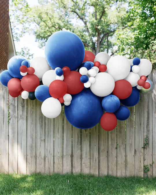 Red, White & Blue Palette Balloon Garland