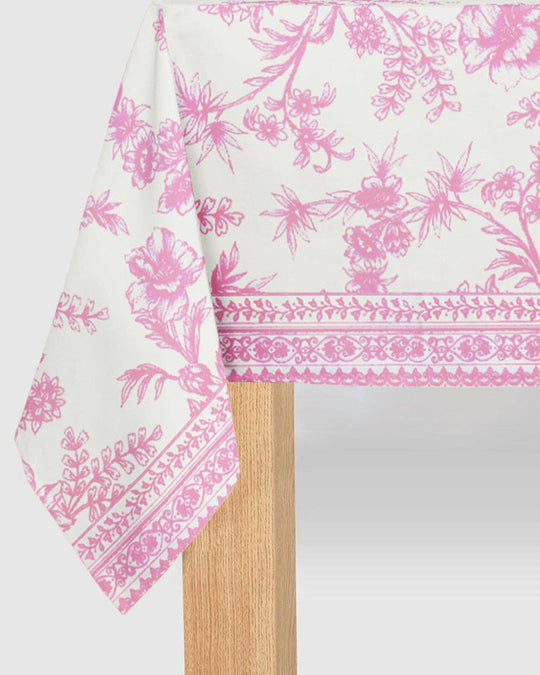 Coterie - Pink Toile Paper Tablecloth