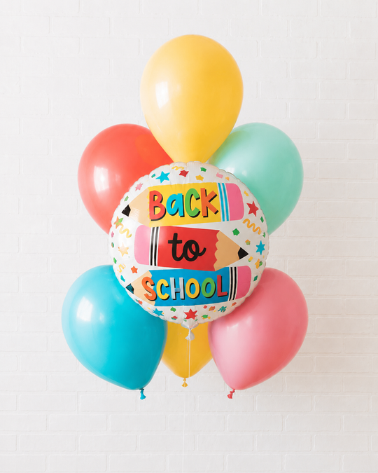 Back 2 School - Foil & 11in Balloons Bouquets