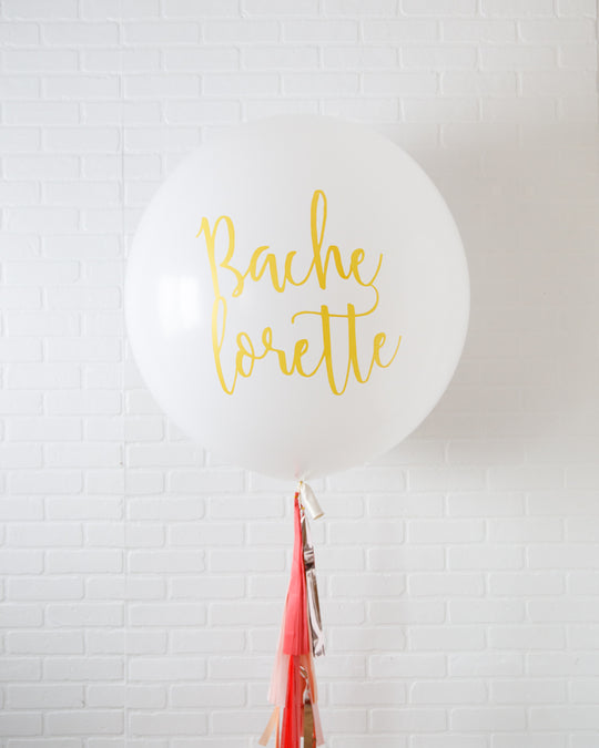 Rosé Bubbles - Bachelorette Giant Balloon with Tassel