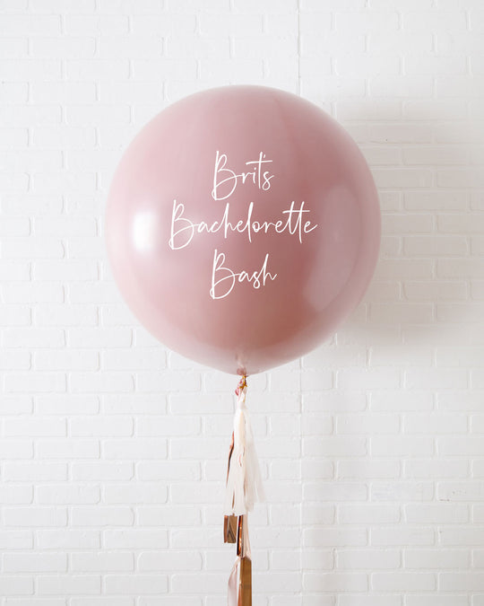 Canyon Moon - Personalized Giant Balloon with Tassel