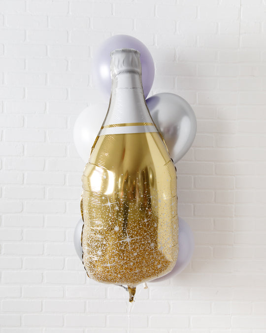 Disco Darling - Balloons with Gold Champagne Foil - bouquet of 6