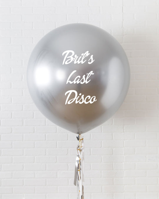 Disco Darling - Personalized Giant Balloon with Tassel