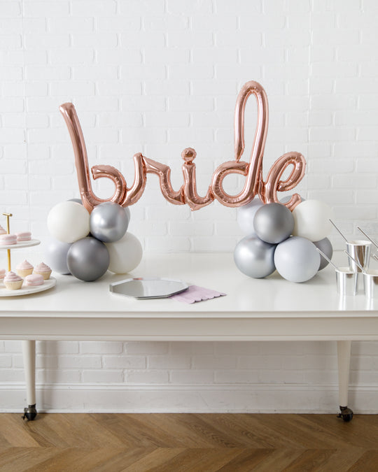 Disco Darling - Tabletop BRIDE Script on Balloon Base - 1.5ft