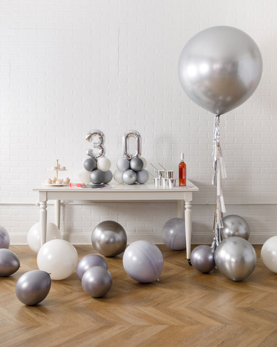 Disco Darling - Tabletop Numbers, Giant & Floor Balloons Set