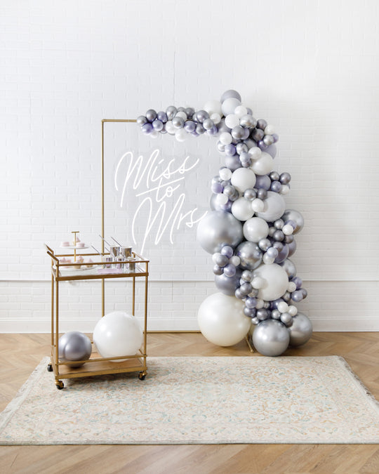 Disco Darling - 4x6 Frame with Garland Install Piece and Neon Sign