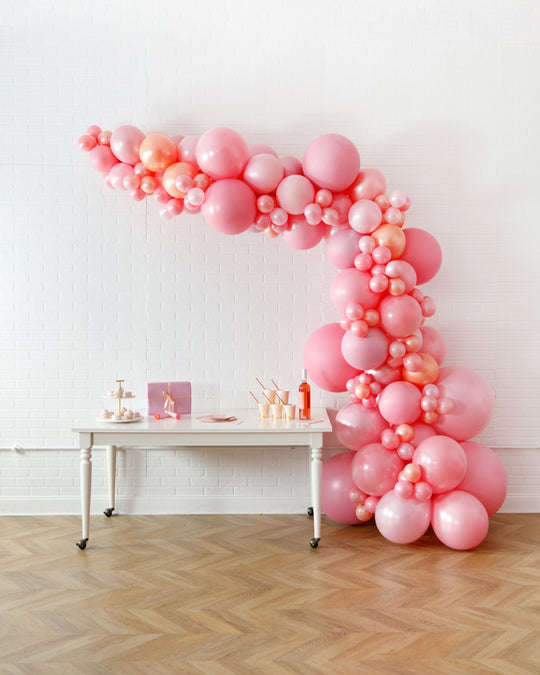 Rosé Bubbles - Balloon Garland Install Piece - 12ft