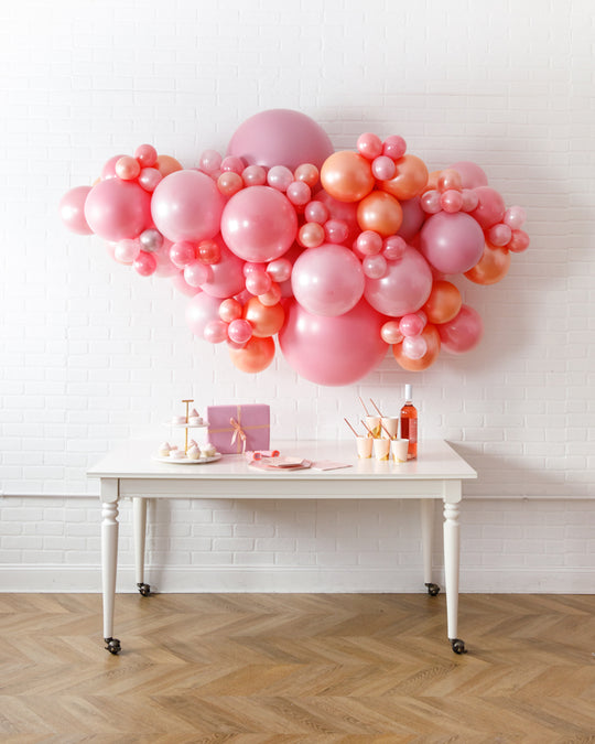 Rosé Bubbles - Balloon Backdrop Install Piece