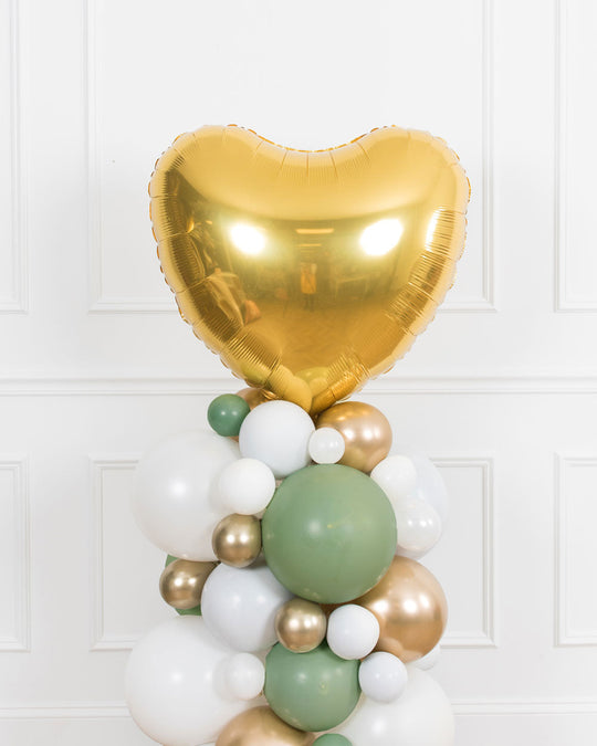 Le Marie - Heart Balloon Column - 4ft