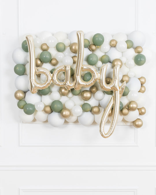 Botanical - BABY Balloon Backdrop Board - 30inx40in
