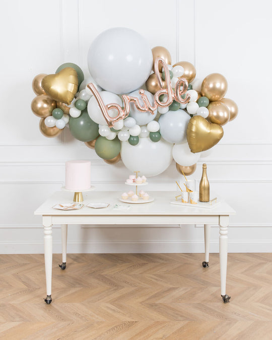 Botanical - BRIDE Balloon Backdrop Install Piece