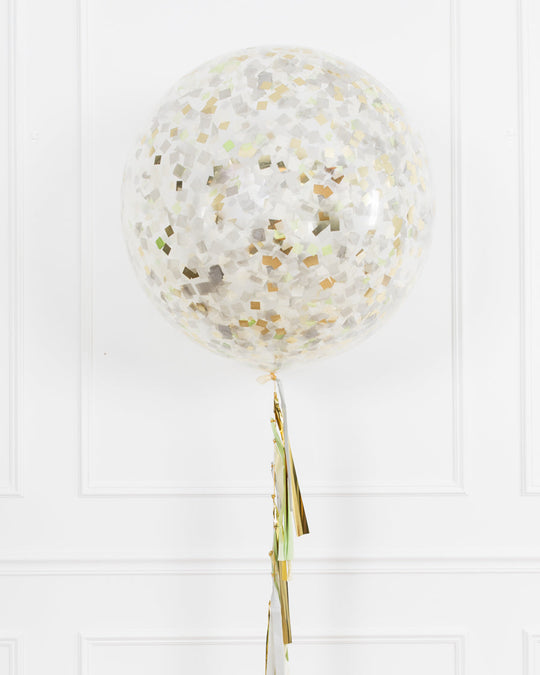 Gilded - Confetti Giant Balloon with Tassel