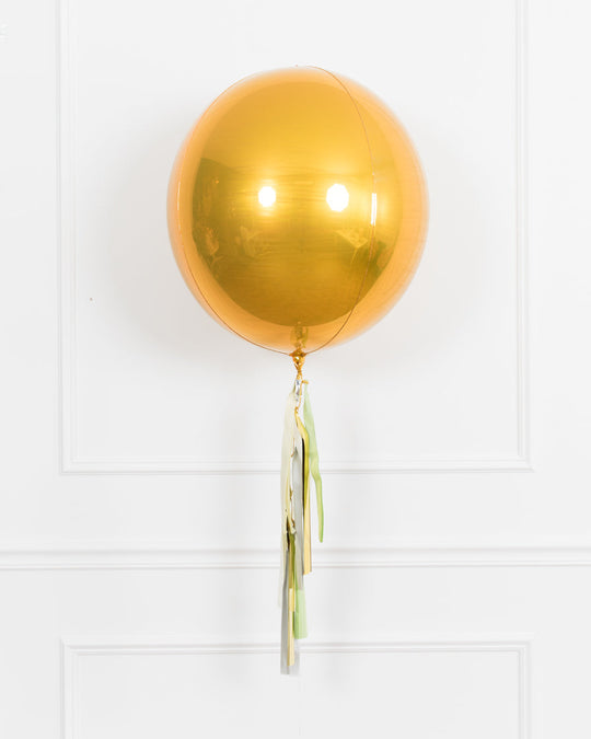 Le Marie - 21in Orb Foil Balloon with Half-Tassel