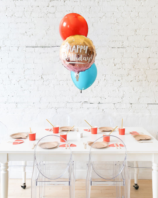 Lollapalooza Theme - Birthday Balloon Bouquet Centerpiece