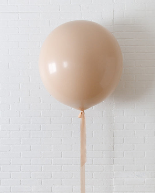Customizable - Giant Balloon with Ribbon
