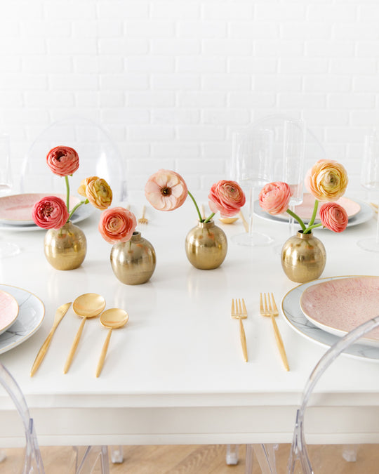 Blushing - Floral Arrangements - Minis (set of 4)