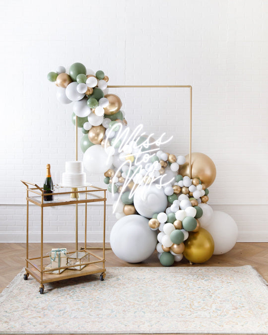 Blushing - 4x6 Frame Install Piece with Neon Sign