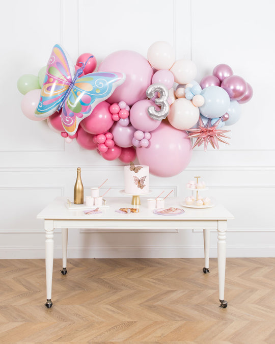 Butterfly Garden - Backdrop Install Piece with Foils - 6ft