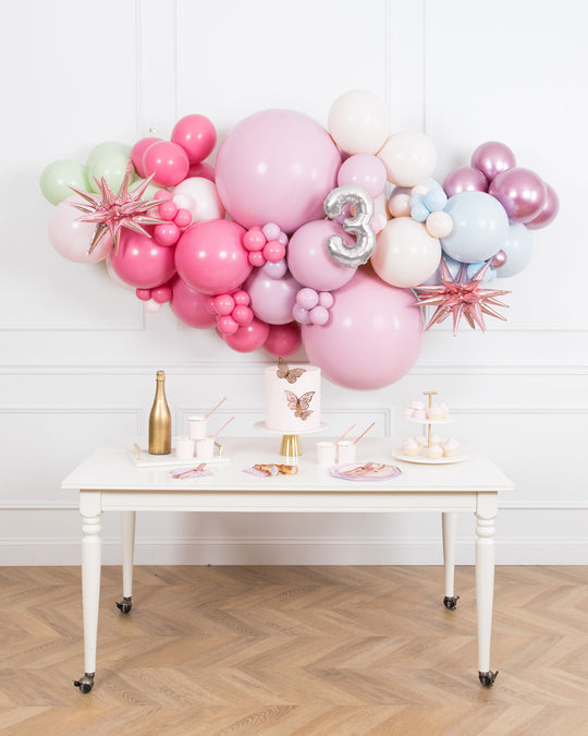 Butterfly Garden - Number Balloon Backdrop Install Piece