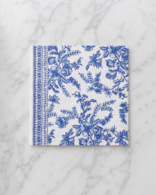 Coterie - Blue Toile Large Napkins (Set of 10)