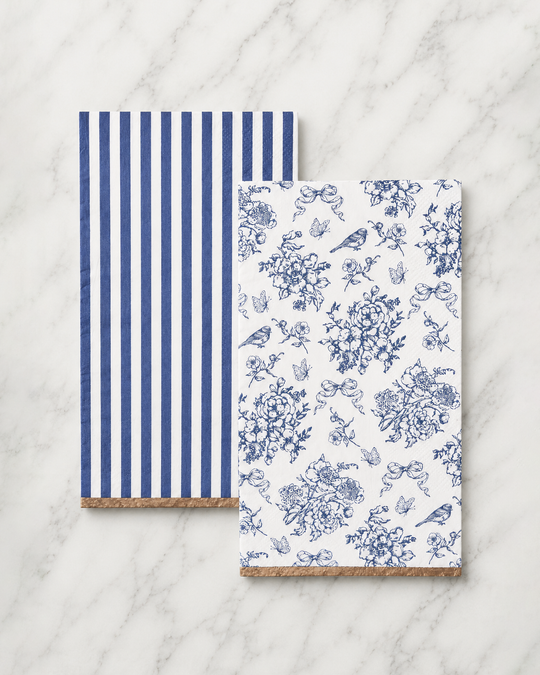 Harlow & Grey - Hamptons Toile Dinner Napkin - pack of 20