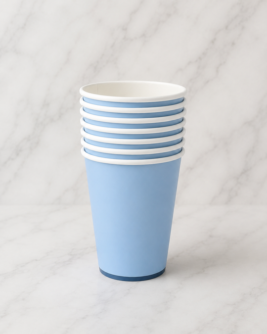 Bonjour Fête - Sky Blue Signature Cups - pack of 8