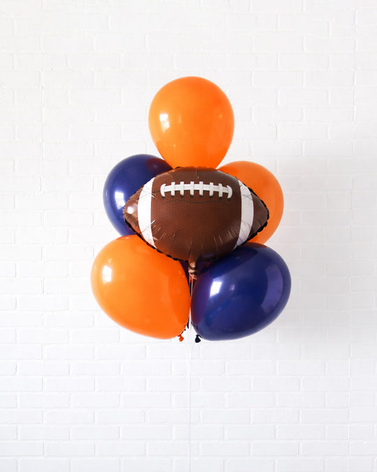 Chicago Football - Football Foil and 11in Balloon Bouquet