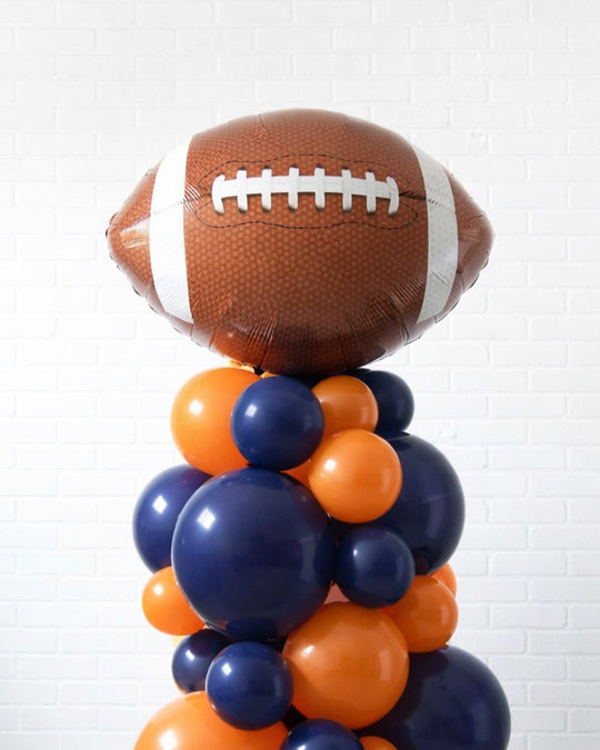 Chicago Football - Football Foil Balloon Column - 4FT