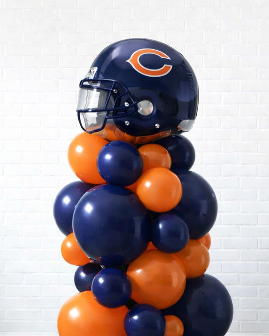 Chicago Football - Bears Foil Balloon Column - 4ft