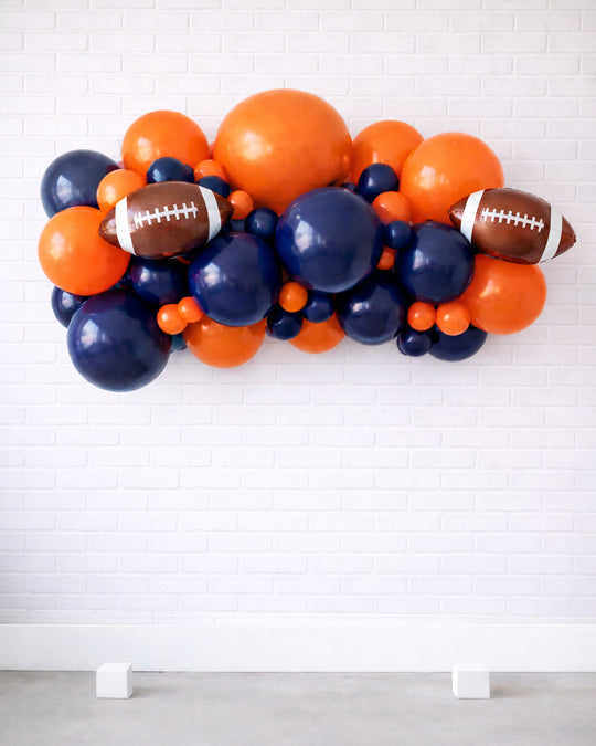 Chicago Football - Floating Balloon Arch with Foil - 5ft