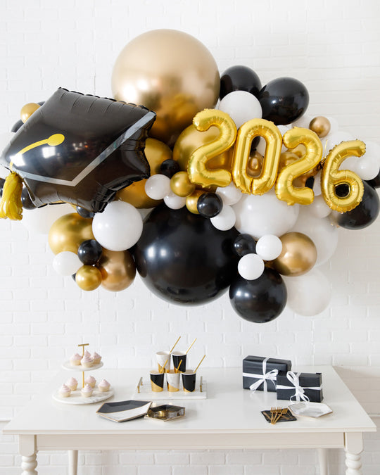 Graduation - Customizable Balloon Backdrop Install Piece