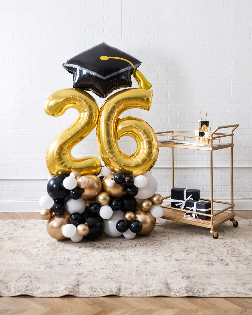 Graduate Set Graduation - Customizable 26 Foil on Pedestal Set With Foils - 4ft ...
