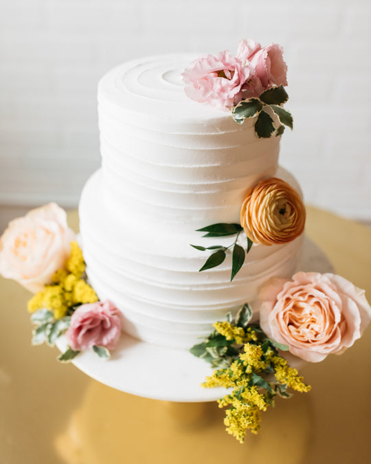 Timeless Giverny - Flower Arrangement for Cake