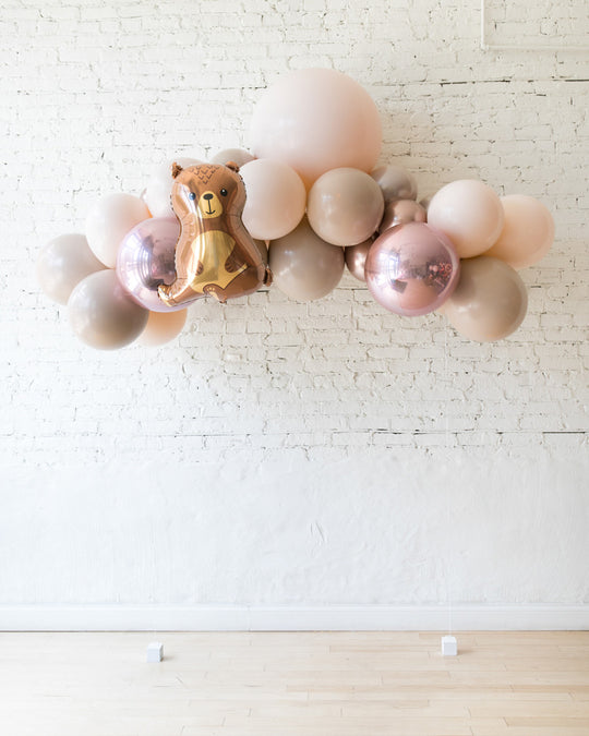 Customizable - Floating Balloon Arch with Foil - 5ft