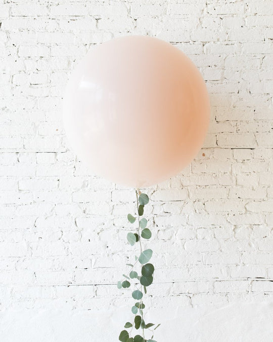 Customizable - Giant Balloon with Greenery Tassel
