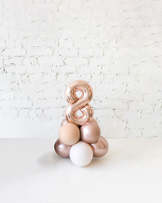 Customizable - Tabletop Number Balloon