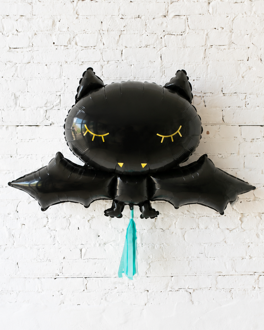 41in Bat Foil Balloon with Mint Skirt