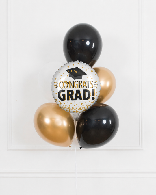 Graduation -GIFT-Graduation Foil and Latex Bouquet