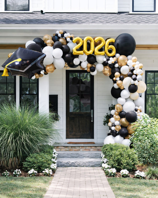 Outdoor Graduation - Customizable Balloon Garland Install Piece