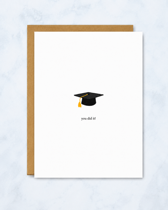 Footnotes - Graduation Cap - Graduation Card