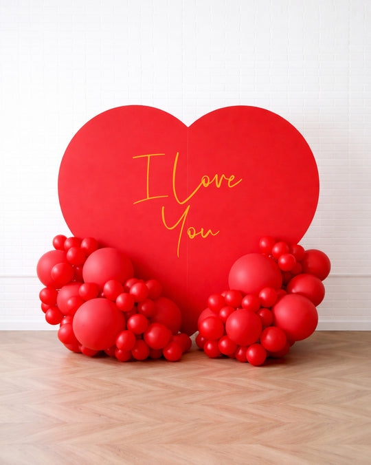 Valentine's Day - Balloon Heart Panel and Garland