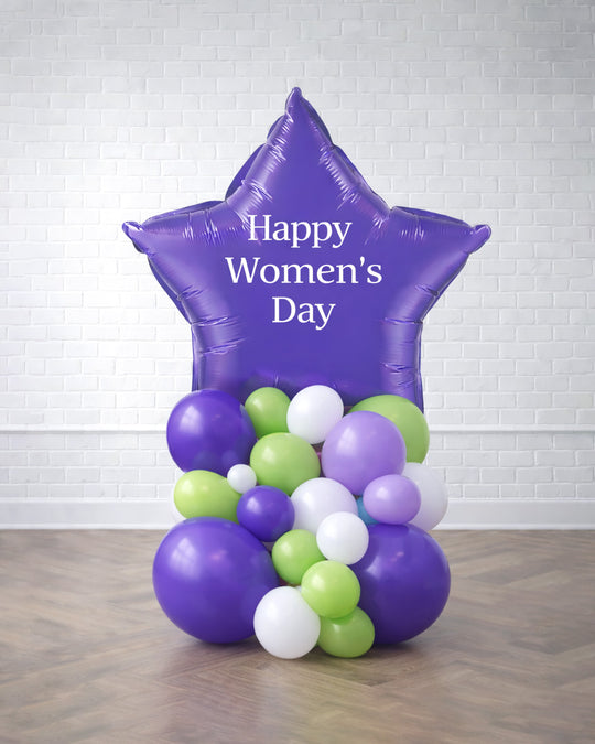 International Women’s Day – Star Balloon Pedestal