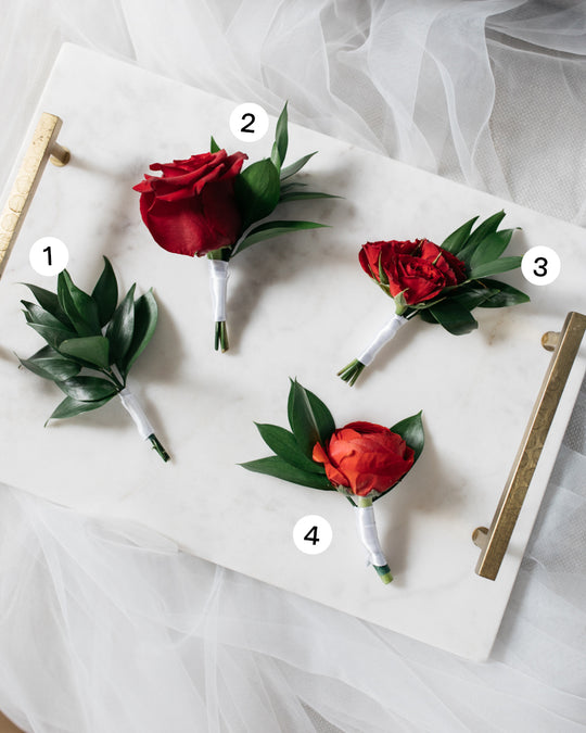 Timeless Jewel Tone Winter - Boutonnière