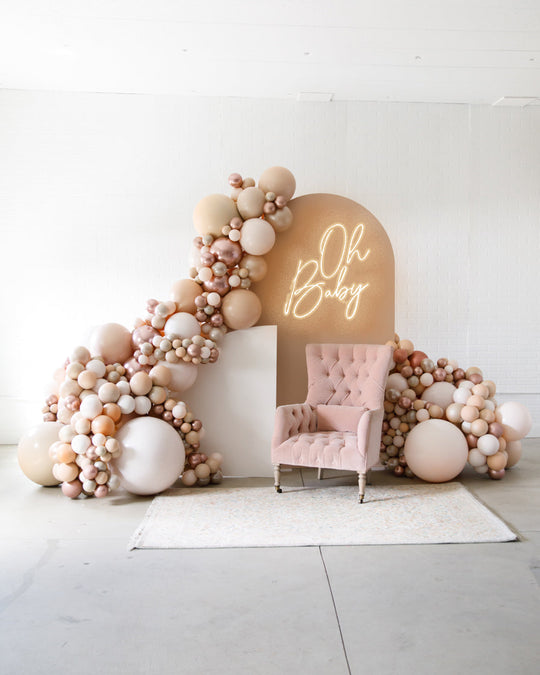 Customizable - The Beaudoin Set with Oh Baby Neon Sign