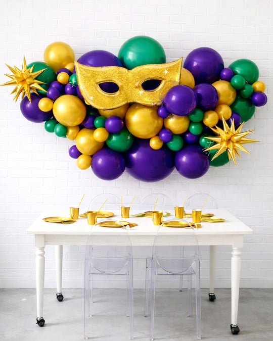 Mardi Gras - Balloon Backdrop Install Piece