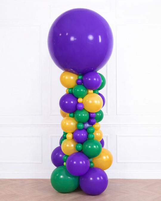 Mardi Gras - Balloon Column - 7ft