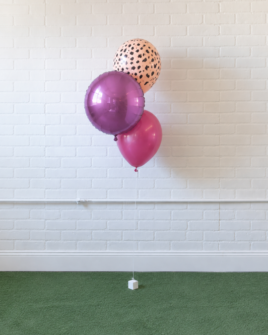 Meowza - Foil and 11in Balloons - bouquet of 3